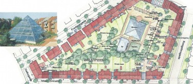 Site plan of the Kolding development.