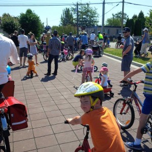 Kids get ready to take to the streets in 2015 Fernfest's "Kidical Mass"